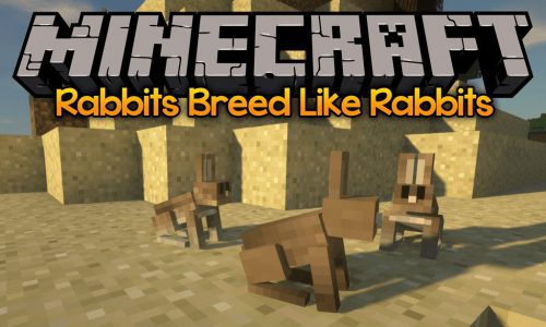 Rabbits Breed Like Rabbits Mod 1.12.2, 1.11.2 (Cute Bunny) Thumbnail