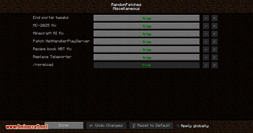 RandomPatches Mod 1.16.5, 1.15.2 (All-in-One Patch) 9