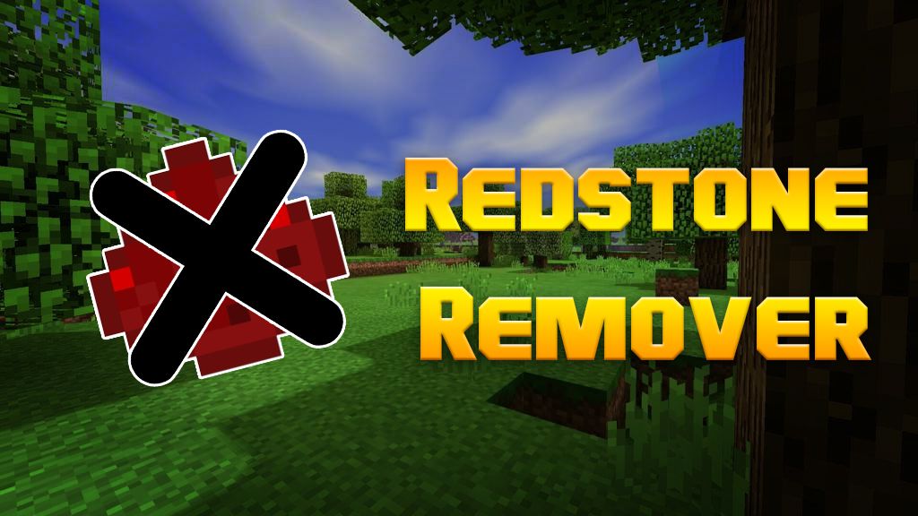 Redstone Remover Data Pack 1.13.2 (Quickly Clear Any Redstone) 1