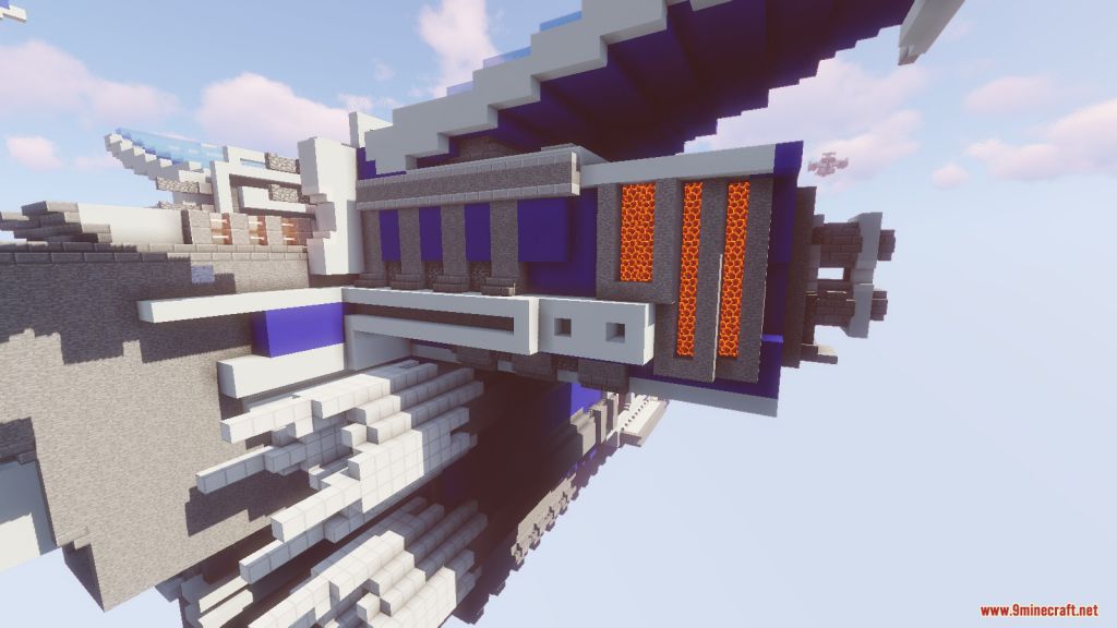 Spaceship Blu 01 Map 1.12.2, 1.12 for Minecraft 4