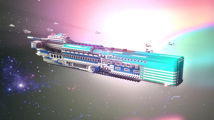 Spaceship Blu 01 Map 1.12.2, 1.12 for Minecraft 1