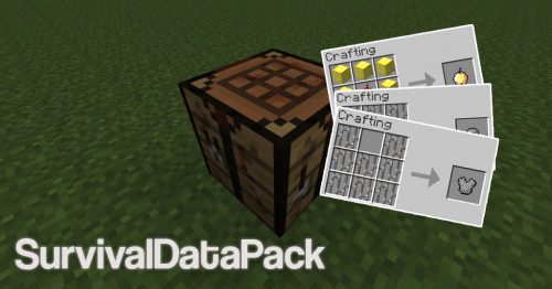 Survival Data Pack 1.14 (Simple Essential Recipes) Thumbnail