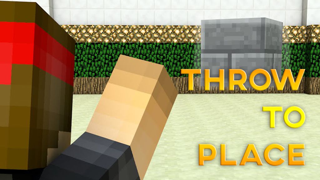 Throw To Place Data Pack 1.13.2 (A Fun Way to Build) 1