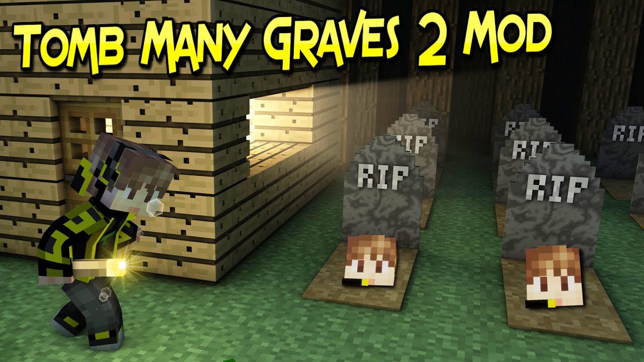 Tomb Many Graves 2 Mod 1.13.2, 1.12.2 (Best "Grave" Mod) 1