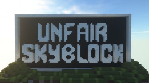 Unfair Skyblock Map 1.13.2 for Minecraft Thumbnail