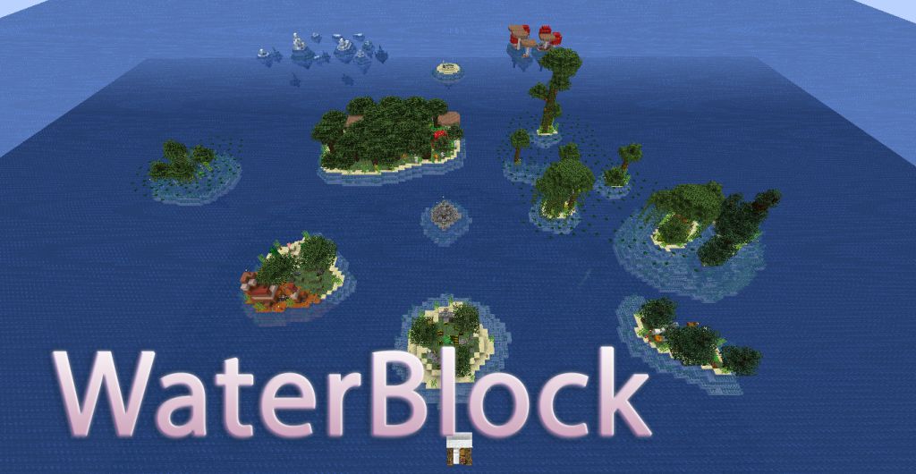 WaterBlock Map 1.13.2 for Minecraft 1