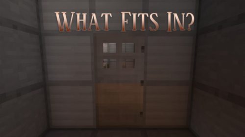 What Fits In? Map 1.13.2 for Minecraft Thumbnail