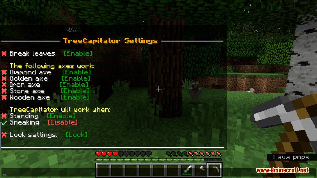 TreeCapitator Data Pack (1.18.2, 1.17.1) - An Easy Way To Clear A Forest 2