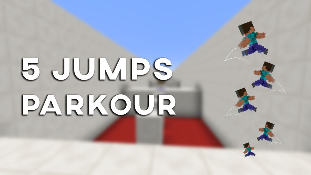 5 Jump Parkour Map 1.13.2 for Minecraft 1