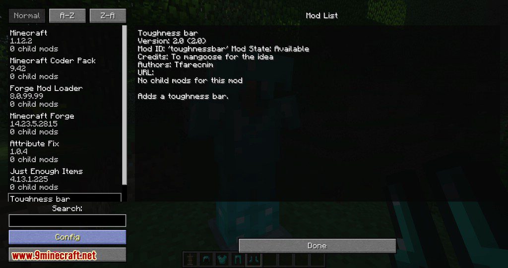 Armor Toughness Bar Mod (1.19.3, 1.18.2) - Up to 100+ Levels Toughness 6