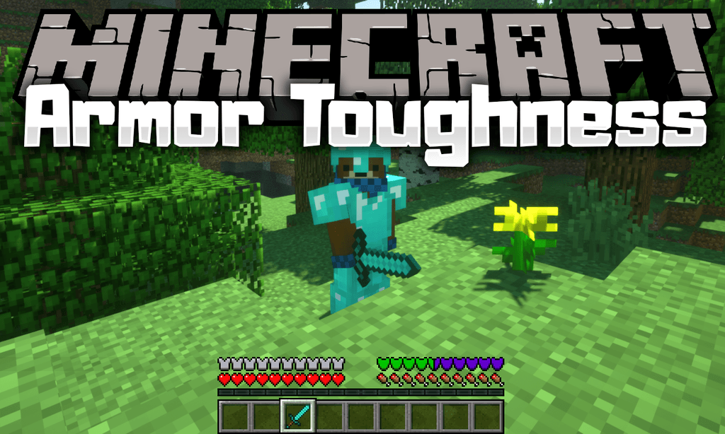 Armor Toughness Bar Mod (1.19.3, 1.18.2) - Up to 100+ Levels Toughness 1