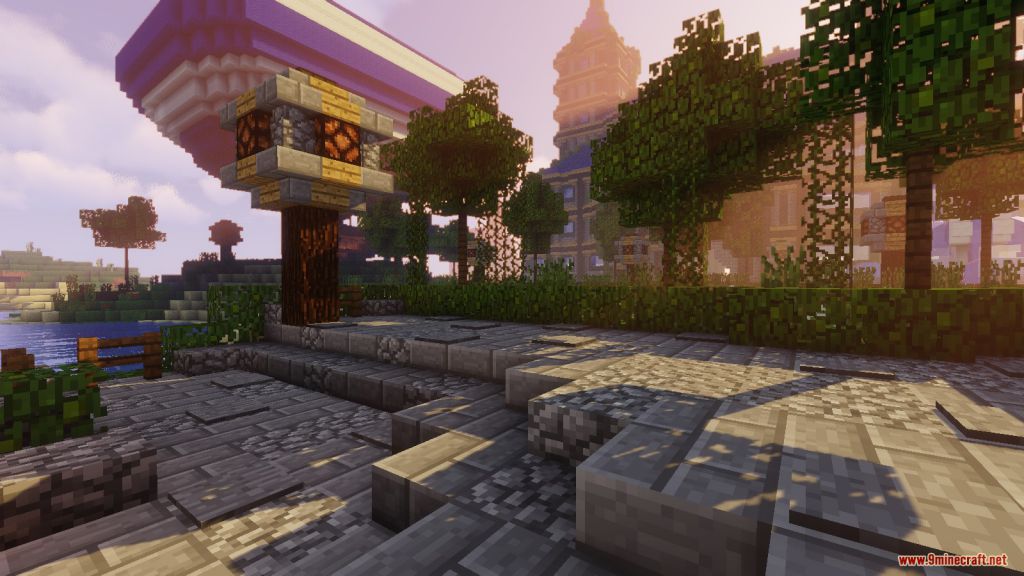 Castle and Gladiator Arena Map 1.13.2 for Minecraft 2