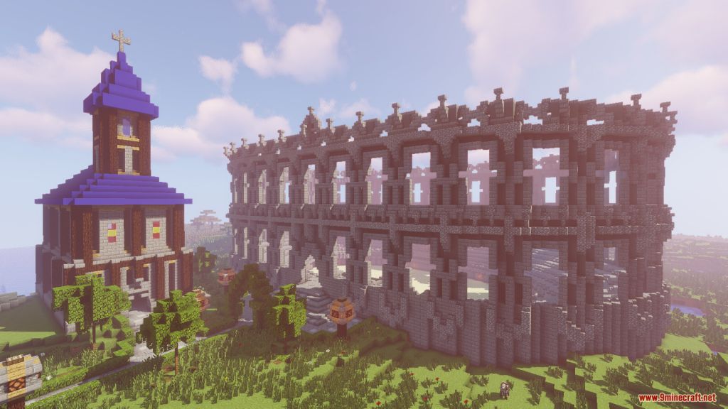 Castle and Gladiator Arena Map 1.13.2 for Minecraft 12