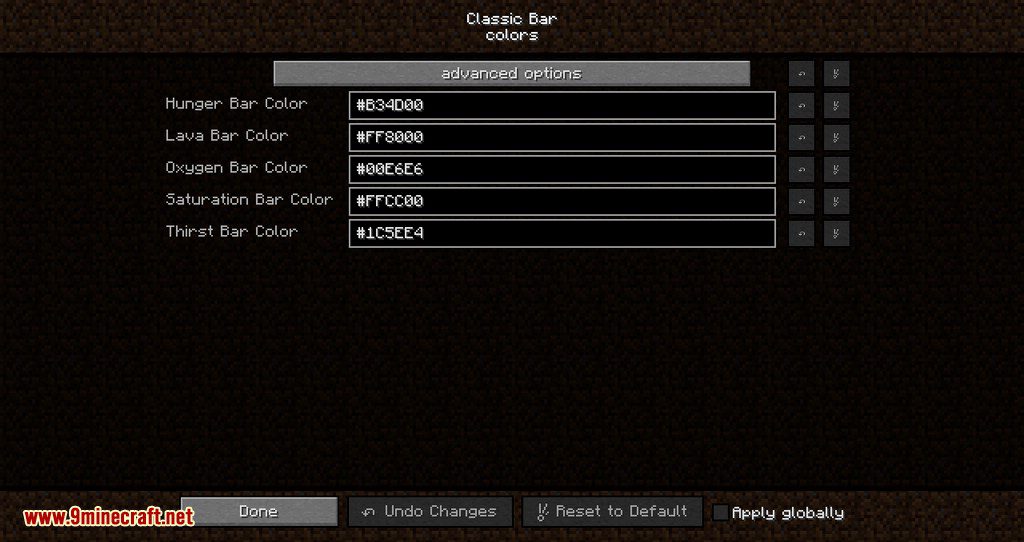 Classic Bars Mod (1.19.2, 1.18.2) - Changes the Status Icons to Status Bars 10