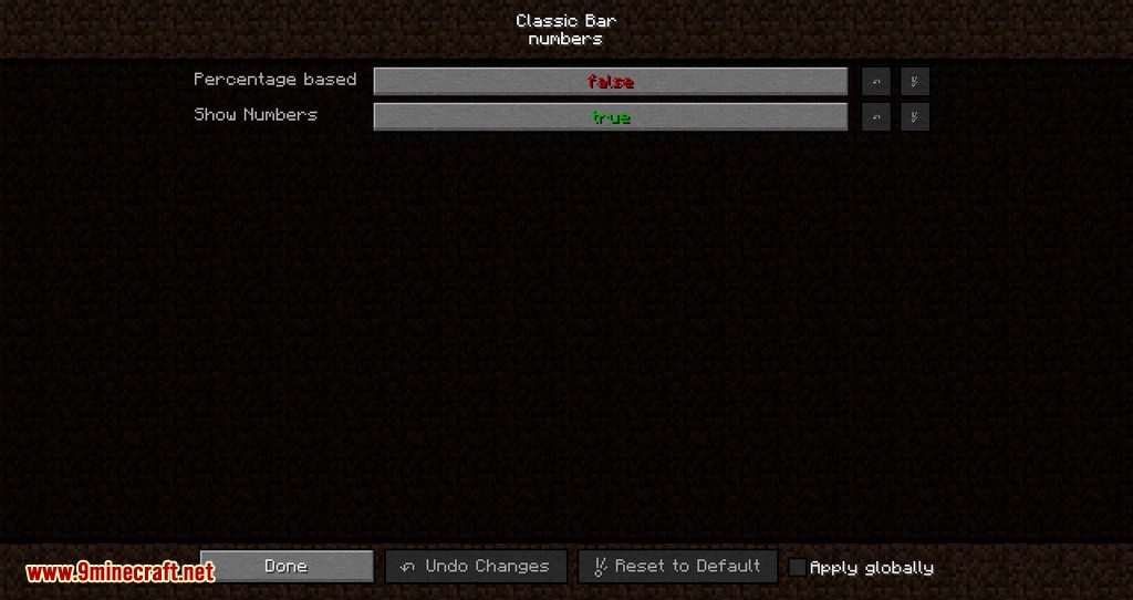 Classic Bars Mod (1.19.2, 1.18.2) - Changes the Status Icons to Status Bars 12