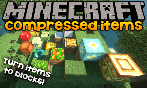 Compressed Items Mod 1.15.2, 1.12.2 (Turn Items to Blocks) Thumbnail