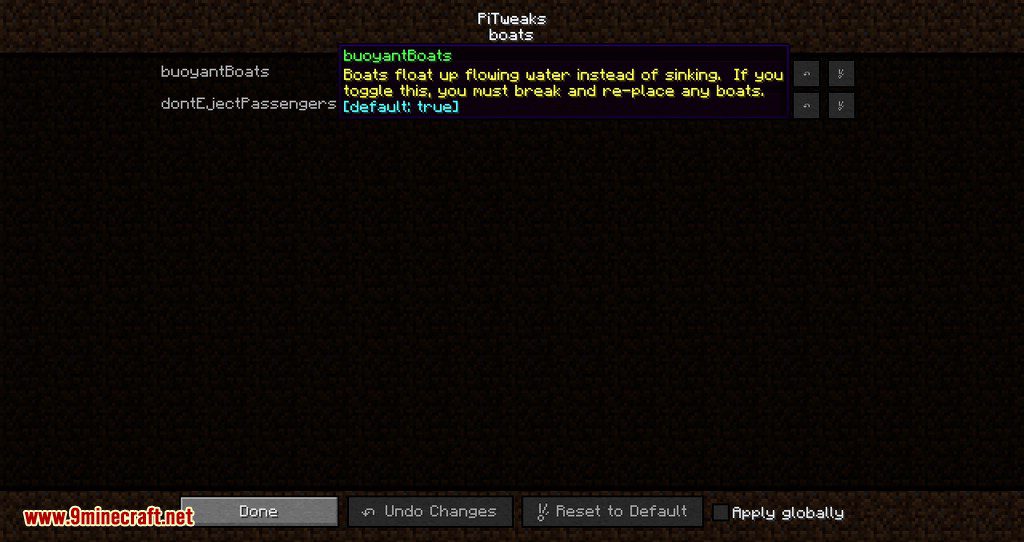 CplPibald's Tweaks Mod 1.16.5, 1.15.2 (Make Vanilla Minecraft More Awesome) 3