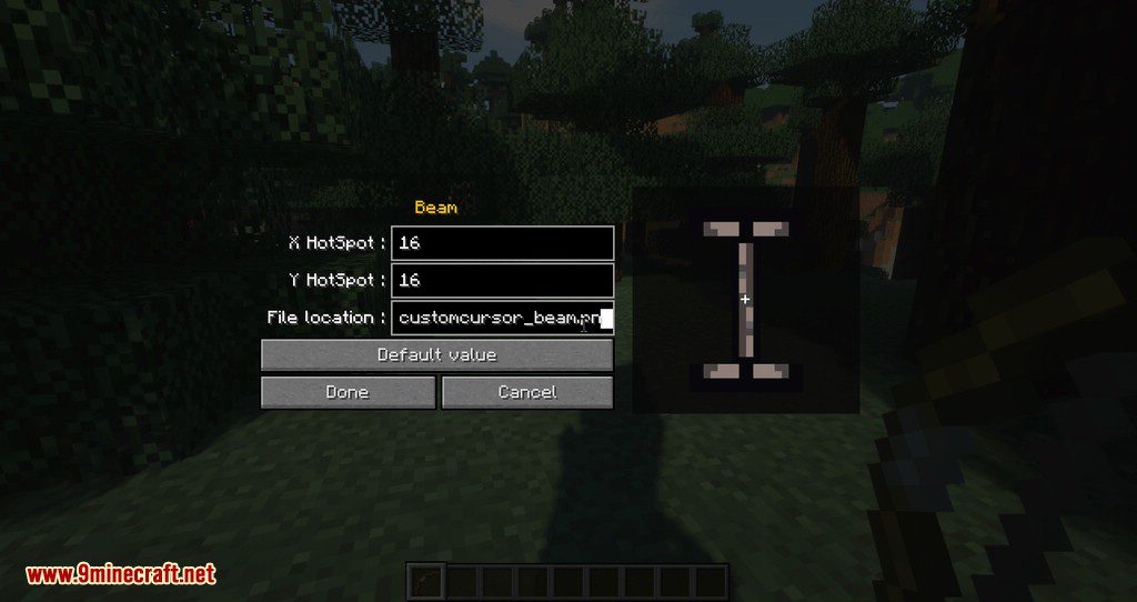 Cursor Mod (1.19.3, 1.18.2) - Change Your In-game Cursor 12