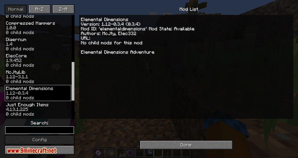 Elemental Dimensions Mod 1.12.2, 1.11.2 (Earth, Water, Sky, Spirit, and Fire) 25