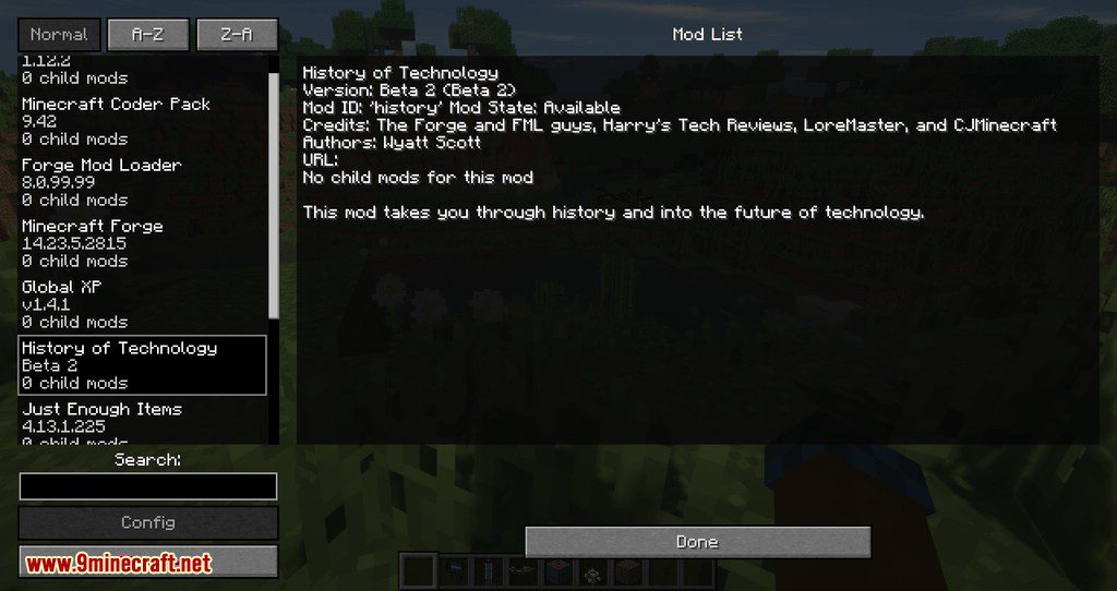 History of Technology Mod 1.12.2 (Massive Epic Weapons) 24