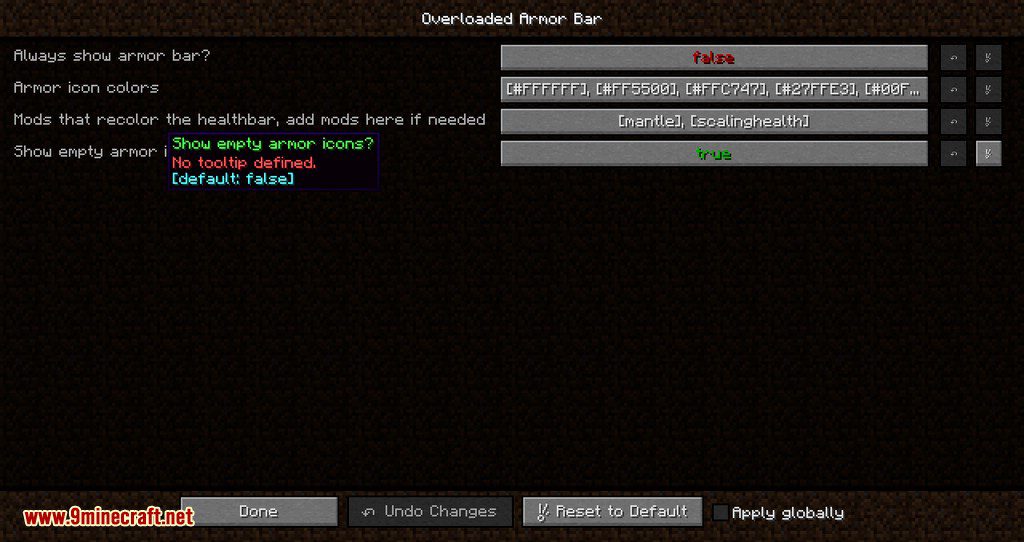 Overloaded Armor Bar Mod (1.20.1, 1.19.4) - Allow Armor Values Over 20 9