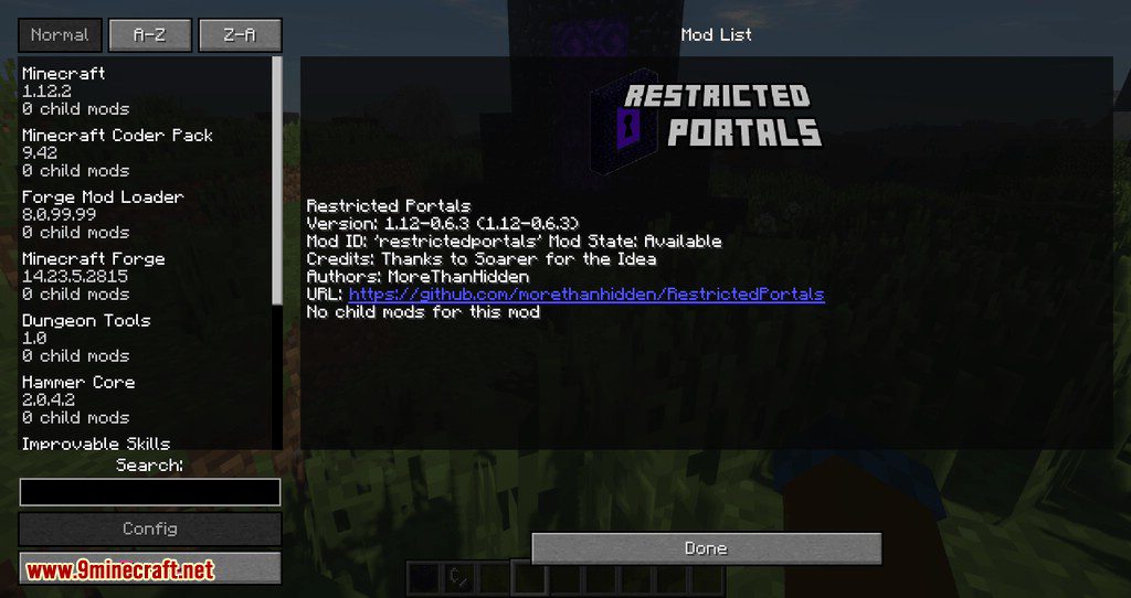 Restricted Portals Mod (1.20.4, 1.19.4) - Stop People Bypassing Early Game 5