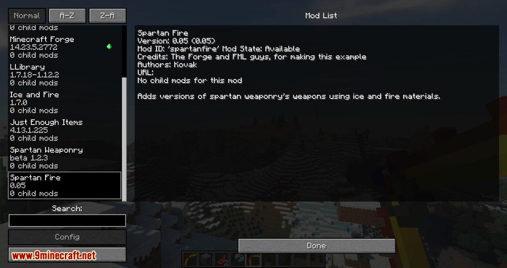 Spartan and Fire Mod 1.12.2 (Combine Spartan Weaponry & Ice and Fire) 19