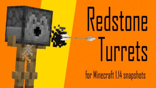 Redstone Turrets Data Pack 1.14.3, 1.13.2 (Defend Your Lawn) Thumbnail