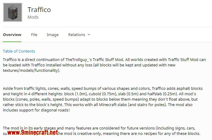 Traffico Mod 1.12.2 (Traffic Light, Wall, Cone, Speed Bumps...) 5