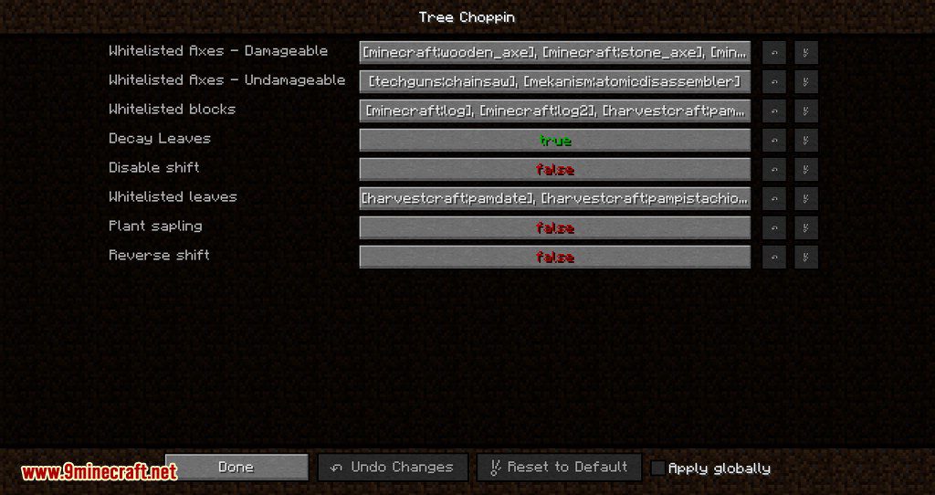 Tree Choppin Mod 1.14.4, 1.12.2 (A Fork of Tree Chopper) 3