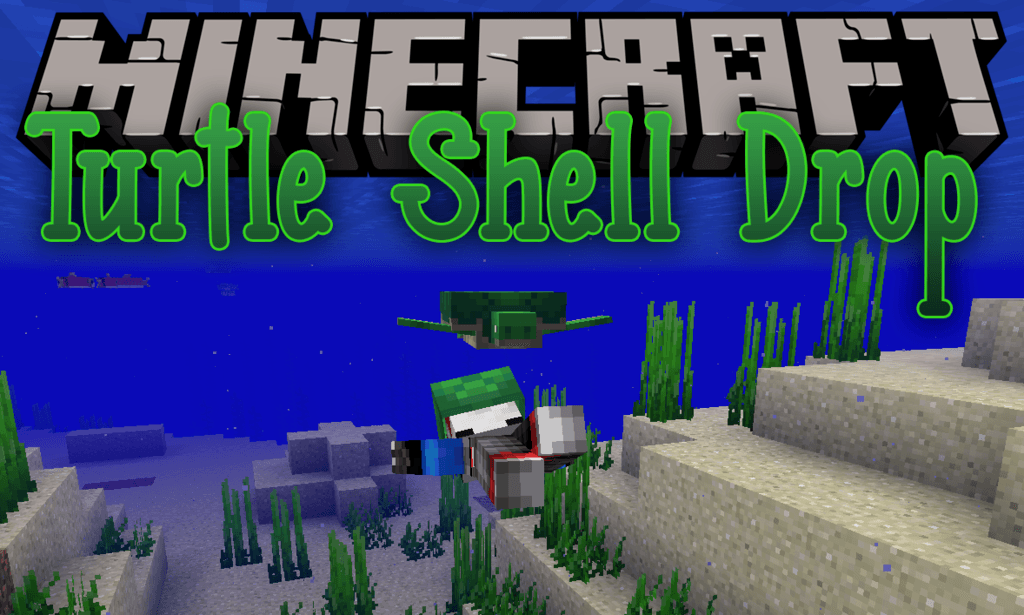 Turtle Shell Drop Mod (1.16.5, 1.15.2) - Turtles Drop Shells When They Die 1