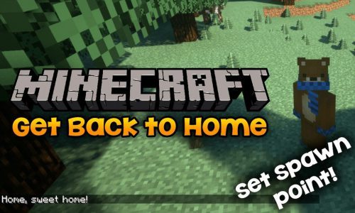 Get Back To Home Mod 1.13.2, 1.12.2 (Set Spawn Point) Thumbnail