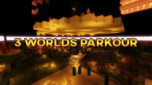 3 Worlds Parkour Map 1.12.2, 1.12 for Minecraft Thumbnail