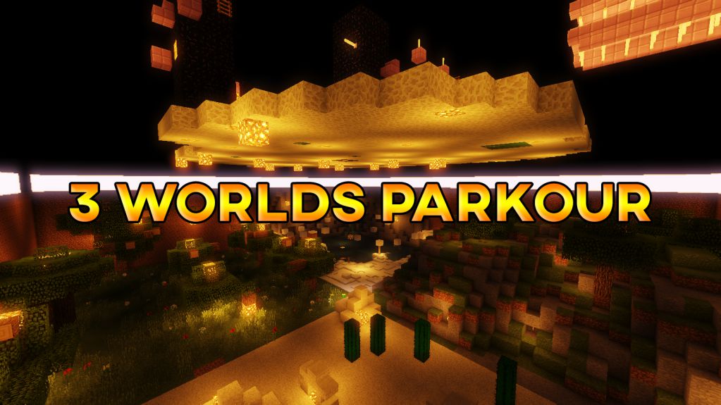 3 Worlds Parkour Map 1.12.2, 1.12 for Minecraft 1