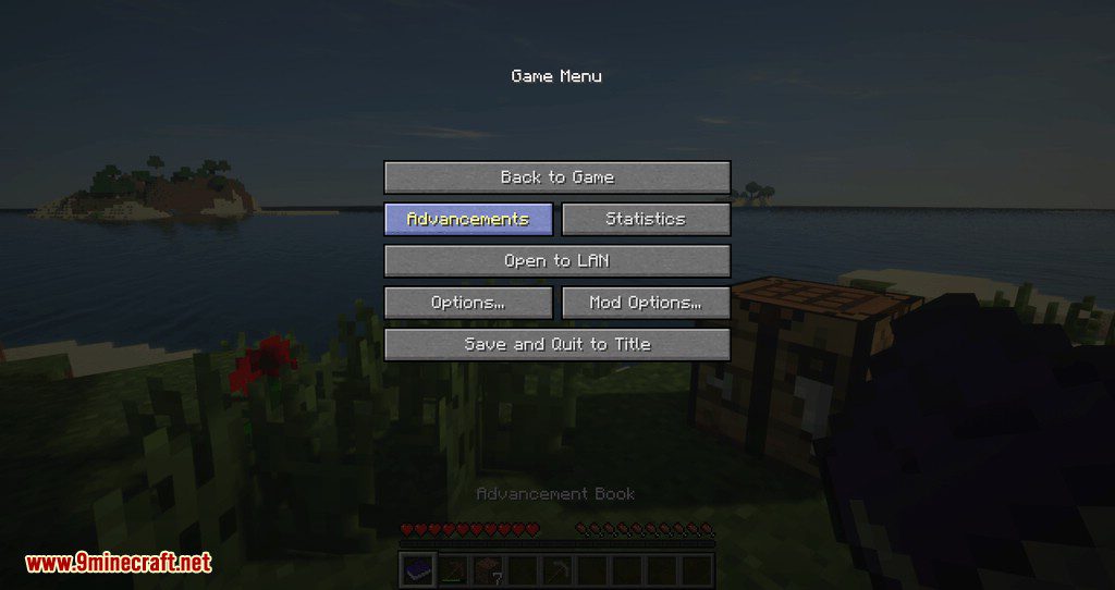 Advancement Book Mod (1.18.2, 1.16.5) - Book to View Advancements 9