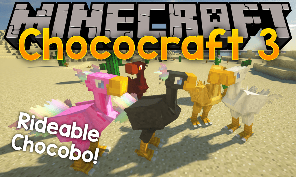 ChocoCraft 3 Mod 1.12.2 (Rideable Chocobos from Final Fantasy) 1