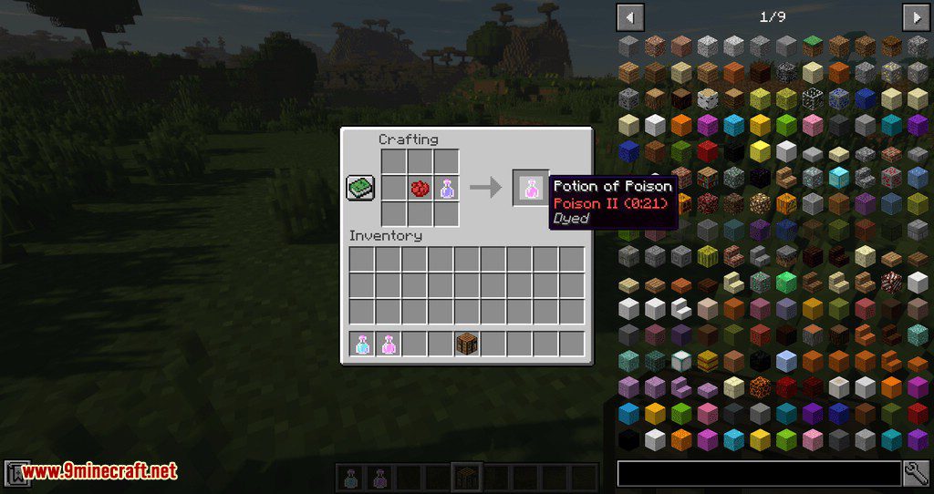 Colorful Potions Mod 1.12.2 (Dye Potions with Different Colors) 6