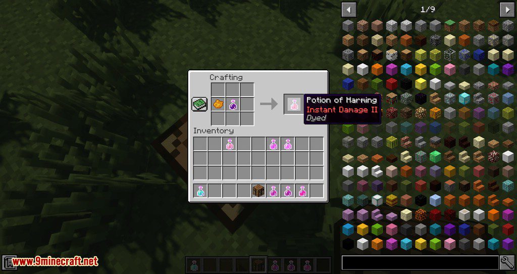 Colorful Potions Mod 1.12.2 (Dye Potions with Different Colors) 10