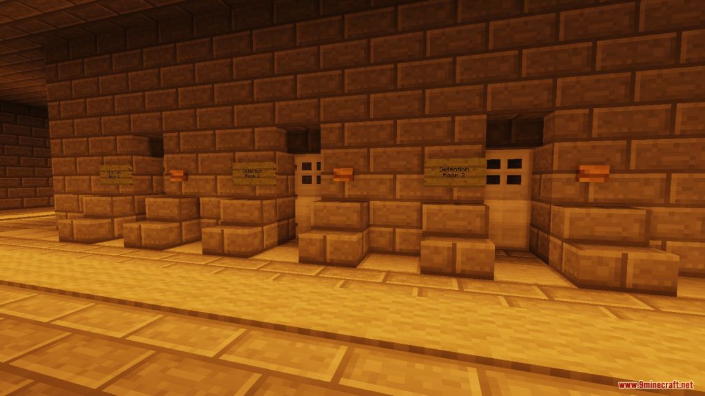 Cops and Robbers Re-classed: Desert Escape Map 1.13.2 for Minecraft 9