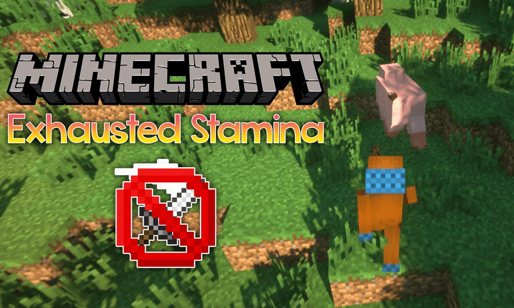 Exhausted Stamina Mod (1.19.3, 1.18.2) - Only Swing Your Sword If Fully Charged 1