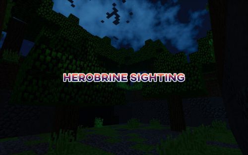 Herobrine Sighting Map 1.12.2, 1.12 for Minecraft Thumbnail