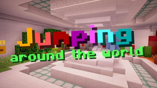 Jumping Around The World Map 1.13.2 for Minecraft Thumbnail