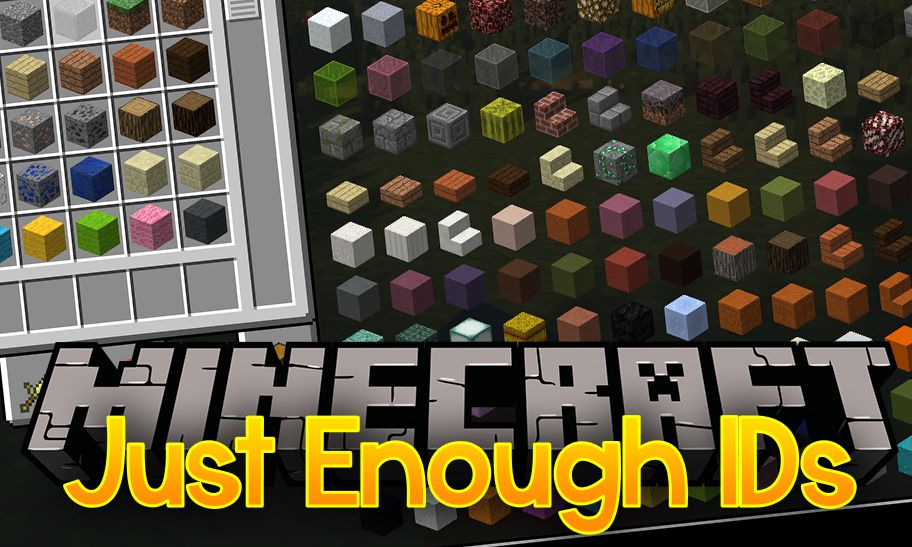 Just Enough IDs Mod 1.12.2 (Remove the Block, Item, and Biome ID Limits) 1