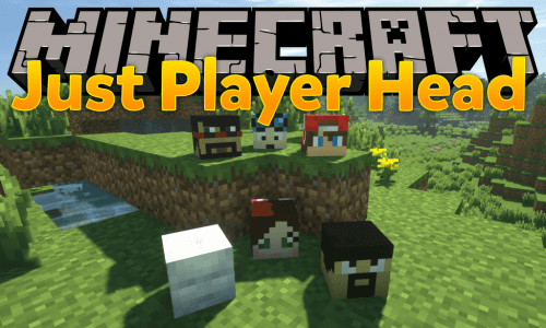 Just Player Head Mod (1.20.4, 1.19.4) – Players Drop Head on Death Thumbnail