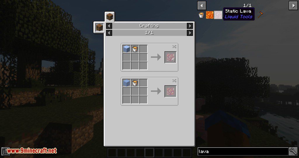 Liquid Tools Mod 1.12.2 (Adds Water and Lava Tools) 2