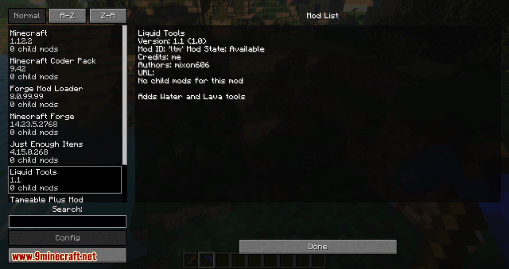 Liquid Tools Mod 1.12.2 (Adds Water and Lava Tools) 10