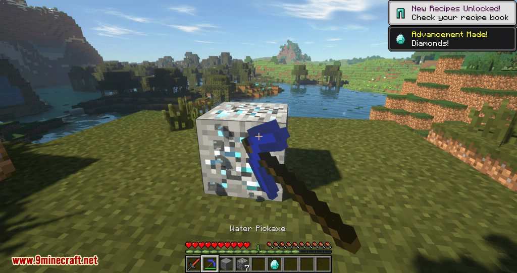 Liquid Tools Mod 1.12.2 (Adds Water and Lava Tools) 12