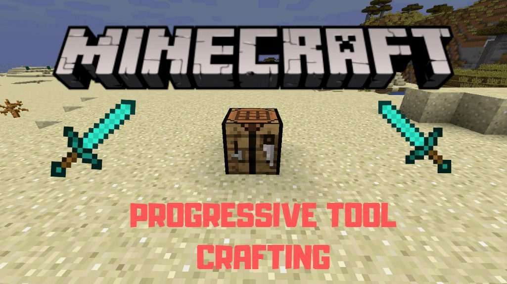 Progressive Tool Crafting Data Pack 1.13.2 1