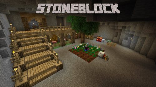 StoneBlock Modpack (1.12.2) – SkyBlock Surrounded by Stone Thumbnail