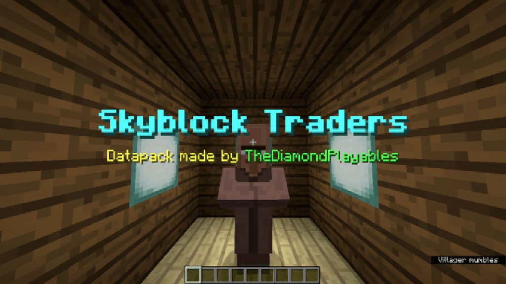 Skyblock Traders Data Pack 1.13.2, 1.14 (More Tradable Stuff in Skyblock!) 1